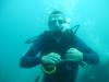 Learning to scuba dive in Tel Aviv